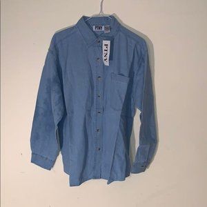 PTNY Denim Button Up Blouse
